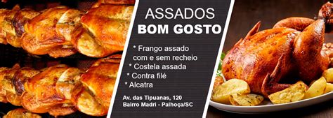 Assados Bom Gosto Carnes E Frango Assado Em Palho A