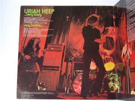 Uriah Heep Very EavyVery Umble A2U B2U 1971 UK First BRONZE Pressing LP