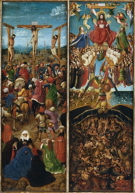 The Crucifixion The Last Judgment Part Of A Triptychon