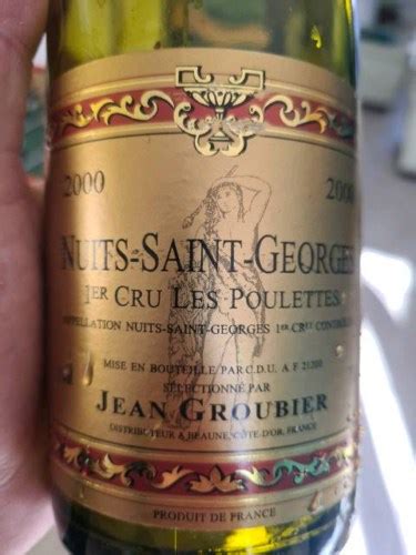 Groubier Père Fils Nuits Saint Georges 1er Cru Les Poulettes