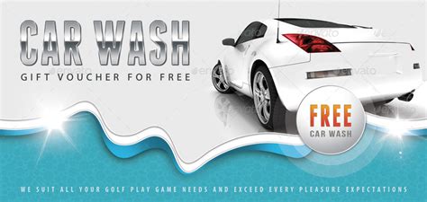 3 In 1 Car Wash T Voucher Bundle Print Templates Graphicriver