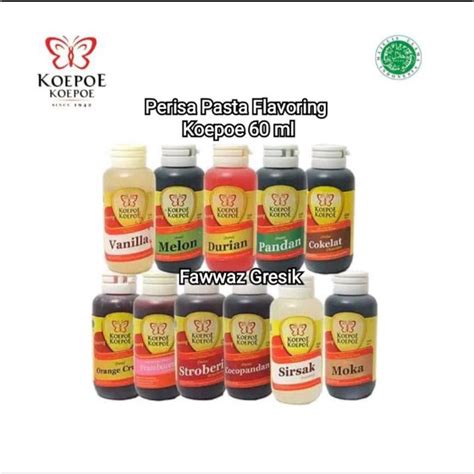 Jual Ml Koepoe Perisa Pasta Makanan Essen Aroma Kue Coco Pandan