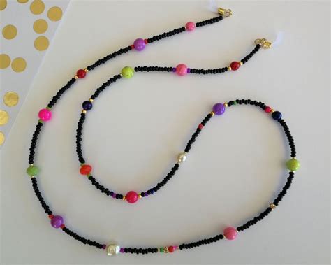 Bead Eyeglass Holder Beaded Sunglasses Chain Beaded Glasses Chain Beaded Eyeglass Holder Chain