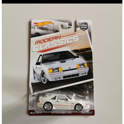 Jual Hot Wheels 84 Mustang SVO Putih Modern Classics HW Hotwheels Mobil Mainan Car Culture