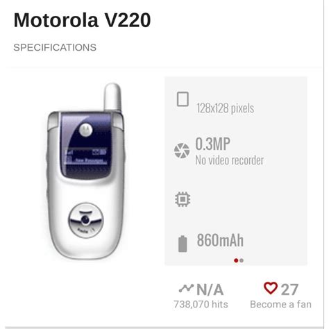 Jual Motorola V220 Flip Hp Vintage Hp Langka Unik Dan Menarik Hp