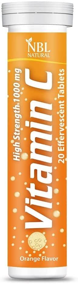 Nbl Natural Vitamin C Mg Orange Flavor Immune System Booster