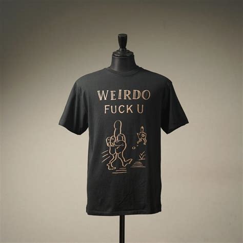 WEIRDO ウィアード Tシャツ 半袖 クルーネック メンズ FUCK U S S T SHIRTS GLADHAND グラッドハンド GANGSTERVILLE ギャングスタービル