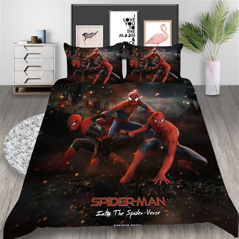 Parure De Lit Super H Ros Spider Man No Way Home Marvel Housse De C