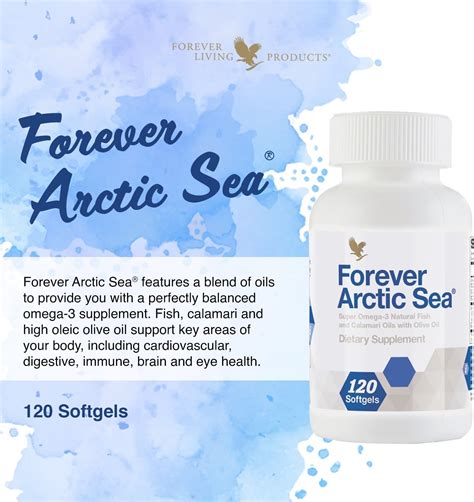 Forever Arctic Sea Super Omega 3 Aceites Naturales De Calamares De