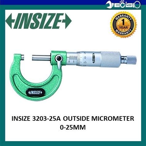 Insize A Outside Micrometer Mm Lazada