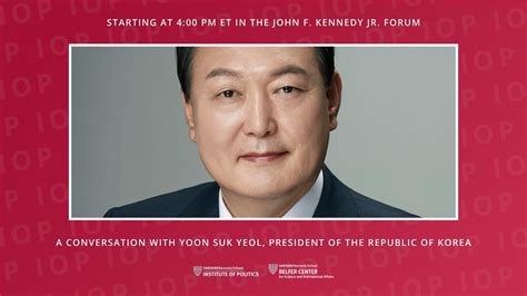 A Conversation With Yoon Suk Yeol President Of The Republic Of Korea