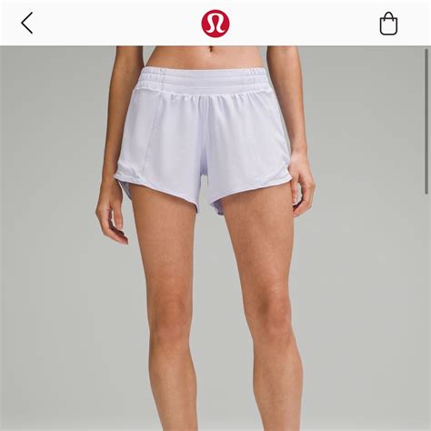 Lululemon Periwinkle Hotty Hot Shorts Size 4 Depop