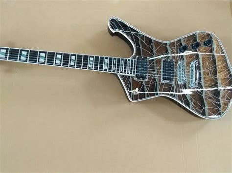 Electric Guitar Custom Iceman Paul Ps2cm Stanley White Gold Cracked