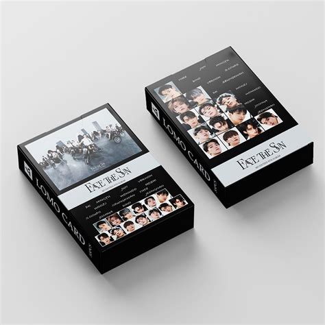 Seventeen LOMO Card 54Pcs Semicolon New FACE THE SUN Album Card