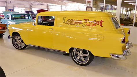 1955 Chevrolet Sedan Delivery 1395 Miles Yellow Wagon 350 Automatic