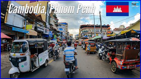 Sunday Drive Through Phnom Penh Cambodia 4k Asmr Youtube