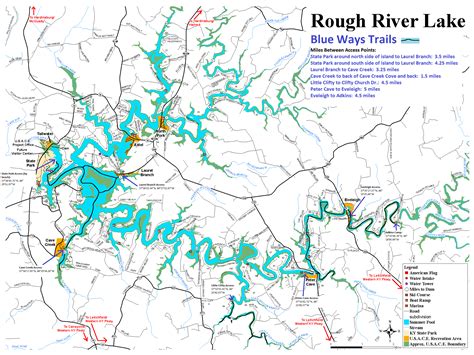 NEW! KAYAK TRAIL MAP for ROUGH RIVER LAKE! - Greater Rough River Realty ...