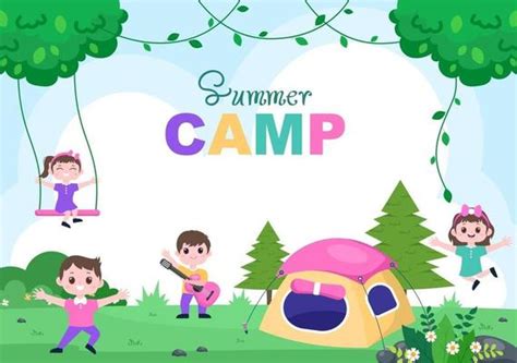 School Summer Camp Vector Art, Icons, and Graphics for Free Download