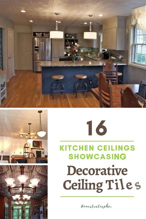 16 kitchen ceilings showcasing decorative ceiling tiles photos – Artofit