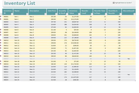 Warehouse Inventory Management Spreadsheet — db-excel.com