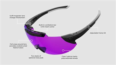 X Sight Sport • 2rx • Sp 4 Clay Shooting Glasses 5 Lens Kit