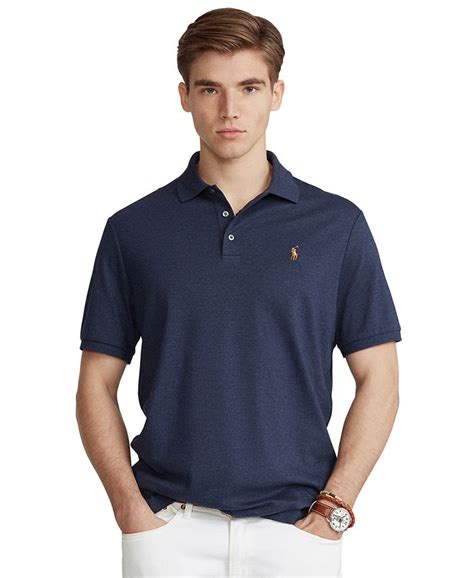 Polo Ralph Lauren Men's Custom Slim Fit Soft Cotton Polo Shirt - Macy's