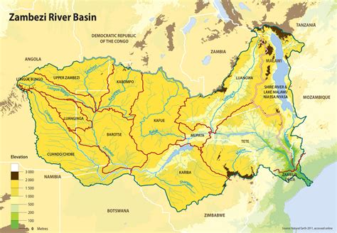 Zambezi River Map