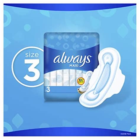 Always Maxi Pads With Flexi Wings Extra Long Super 3 Pack Of 48 48