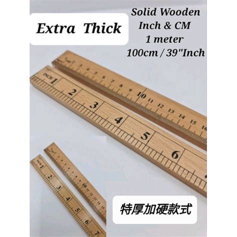 ruler solid wood ruler wooden ruler meter  cm