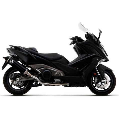 Silencieux Arrow Urban Noir Embout Carbone Kymco 550 Ak 2021 22