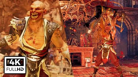 Baraka Gameplay Full Moveset Ataques Especiales Y Combos Mortal Kombat 1 2023 Youtube