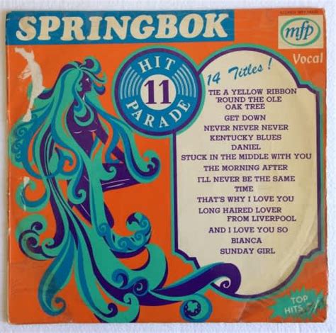 Pop Springbok Hit Parade Vinyl Lp Cover G Lp Vg For Sale In