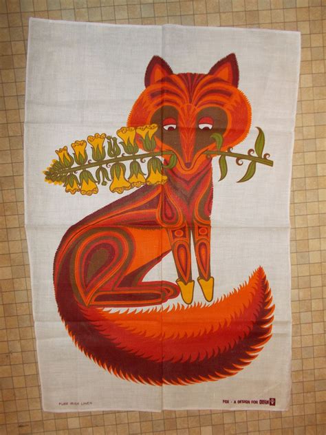 First Class Mr Fox Tea Towels Korean Dish Cloth Mermaid Towel