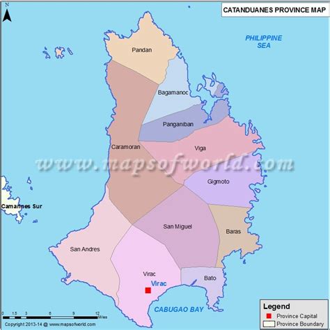 Catanduanes Island Map