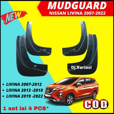 Jual KARPET LUMPUR MUD GUARD GRAND LIVINA 2007 SAMPAI 2022 MUDGUARD