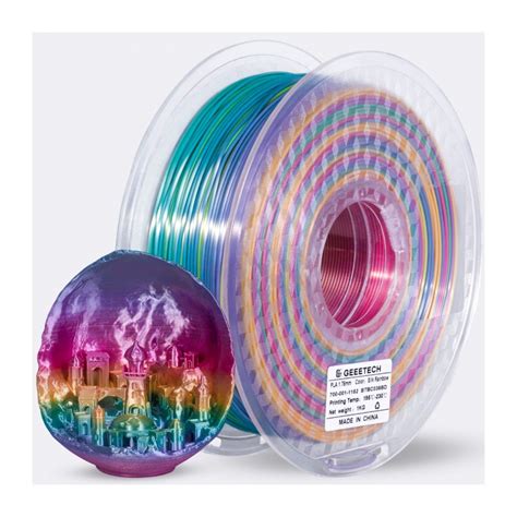 Geeetech Pla Silk Rainbow Filament Dplastik Cz