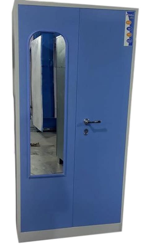 Blue Double Door Mild Steel Almirah For Home Size 6x5inchlxw At