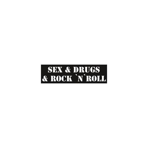 Aufkleber Sex Drugs Rock N Roll