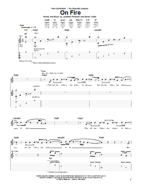 Switchfoot Guitar Chords