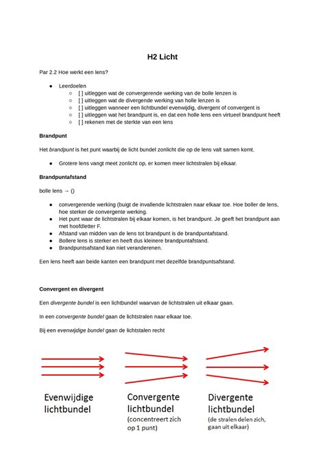 Samenvatting Na H Licht Google Documenten H Licht Par Hoe Werkt