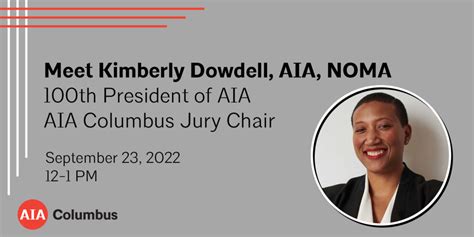 Meet Kimberly Dowdell Aia Noma Aia Columbus