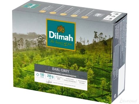 Herbata Czarna Dilmah Ceylon Earl Grey Torebek G Biurowi Pl