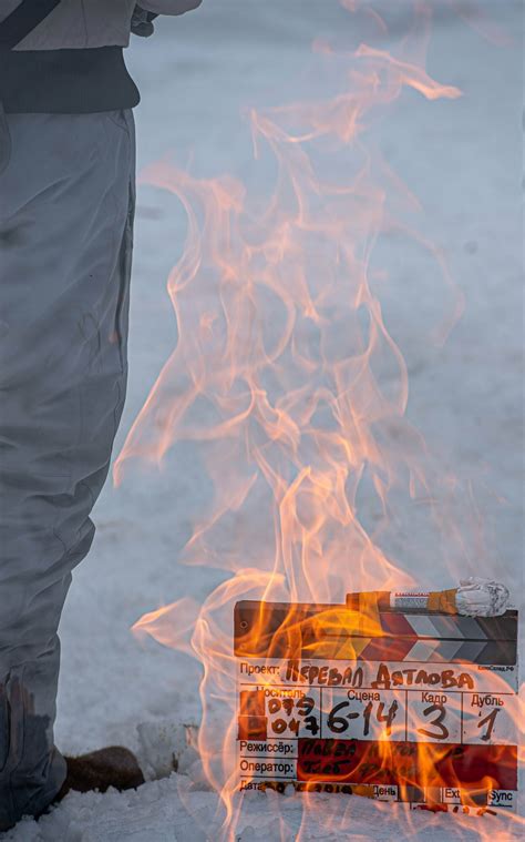 Фото: Перевал Дятлова / Кадр со съемок сериала «Перевал Дятлова» (2020 ...
