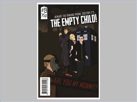 The Empty Child | Doctor Who comic book style poster | My Geekery