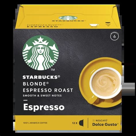 Caf Em C Psula Blonde Espresso Roast Starbucks Caixa G Unidades