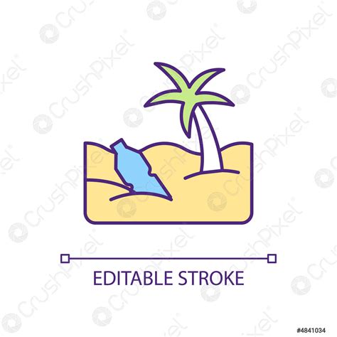 Tropical beach pollution RGB color icon - stock vector 4841034 | Crushpixel