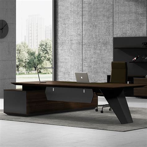 Modern Executive Desk With Drawers, Ultra Modern Executive Desk - WEWORTH