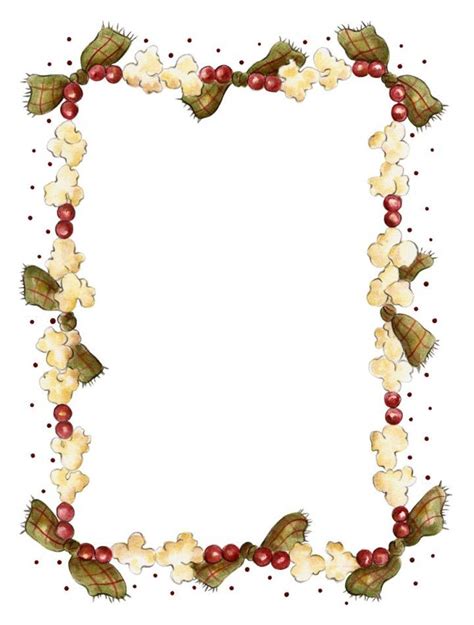 40+ FREE Christmas Borders and Frames - Printable Templates | Free ...