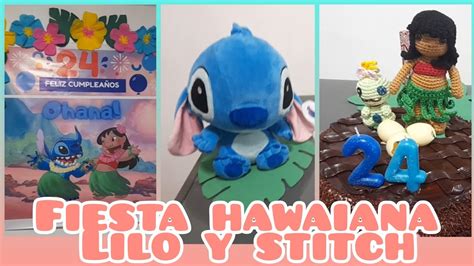 IDEAS DE DECORACIÓN PARA FIESTA LILO Y STITCH Como hacer flores y