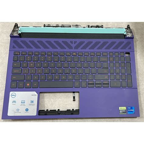 Used 100 Original Dell G15 15 5535 Laptop Palmrest Us Backlit Keyboard Purple 0ypyc1 H1a1 C K